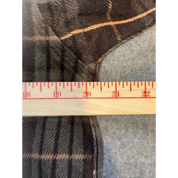 Carhartt Mens Green Black Plaid Loose Fit Long Sleeve Button-Up Shirt Size Med - Picture 5 of 12